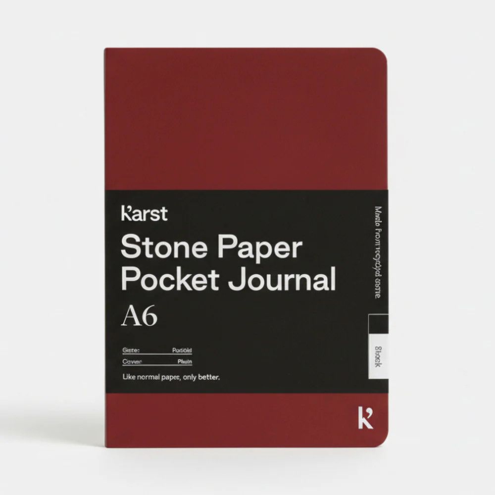 Karst A6 Pocket Journal Blank Pinot