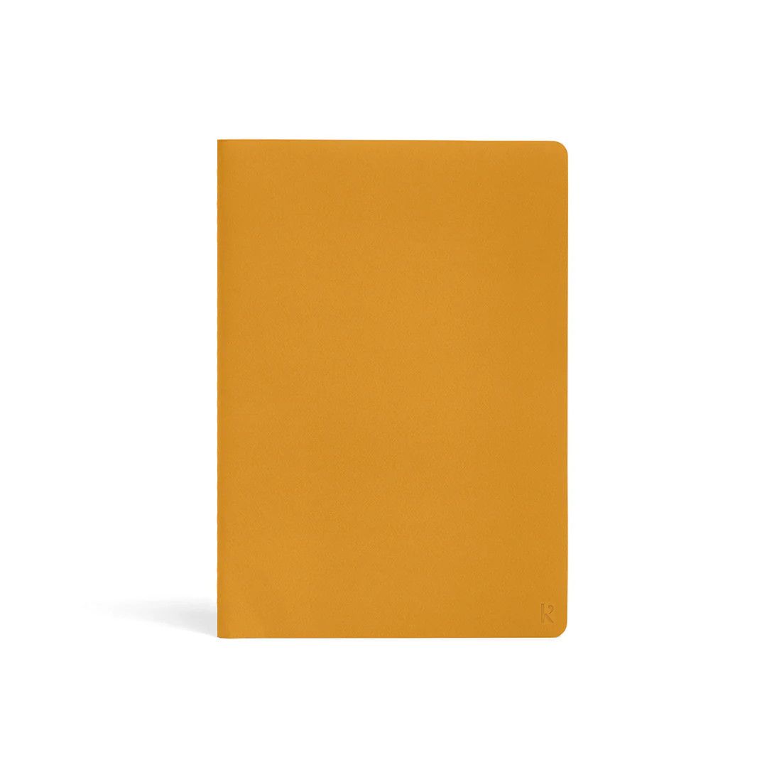 Karst A5 Softcover Notebook Blank Turmeric