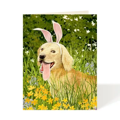 Easter Puppy Easter Card