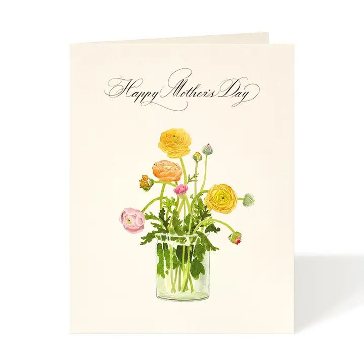 Ranunculus Mother's Day Card