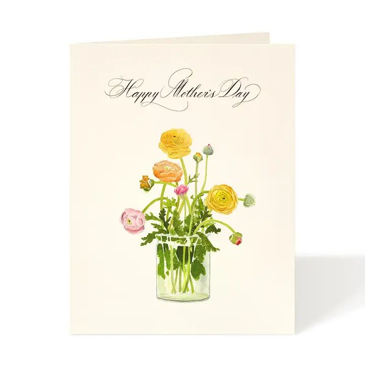Ranunculus Mother's Day Card