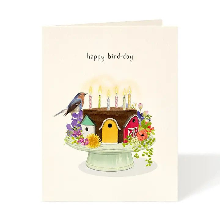 Birthday Birdhouse Card