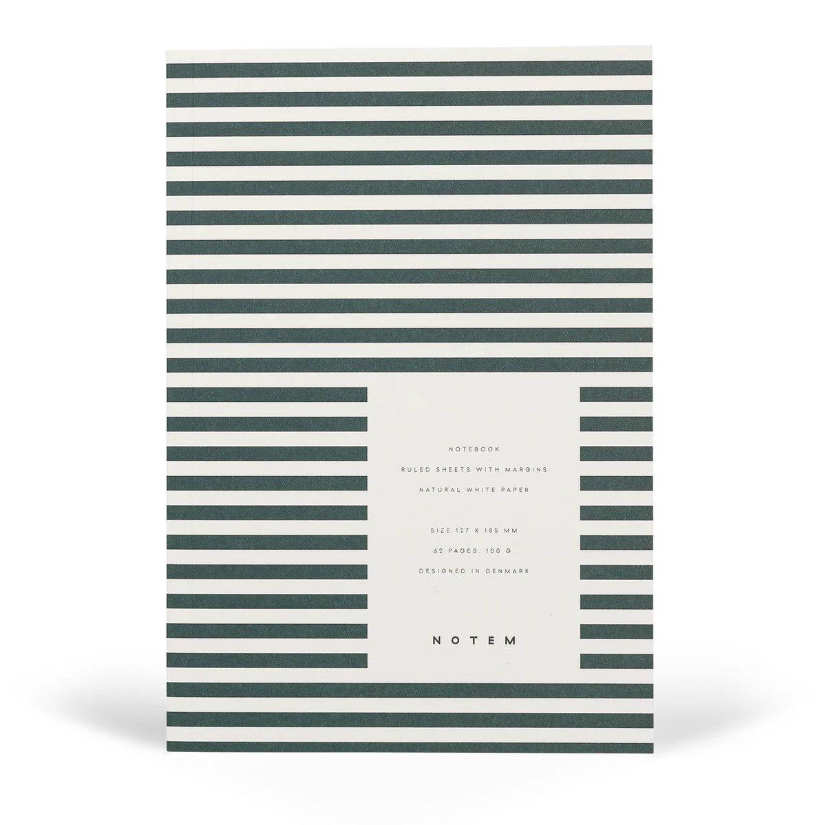 NOTEM Vita Notebook, Small - Dark Green