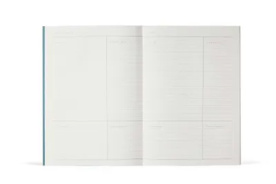 Notem Milo Weekly Work Journal - Blue Check