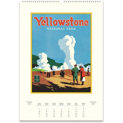 Cavallini Papers &amp; Co. National Parks 2027 Wall Calendar
