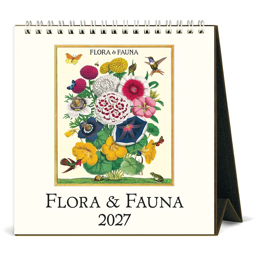 2027 Desk Calendar - Flora &amp; Fauna