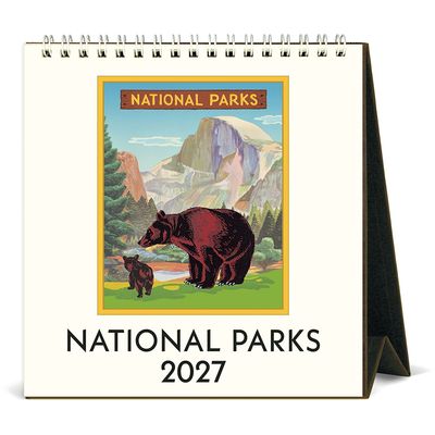 Cavallini National Parks 2027 Desk Calendar