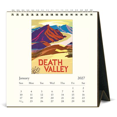 Cavallini Papers &amp; Co. National Parks 2027 Desk Calendar