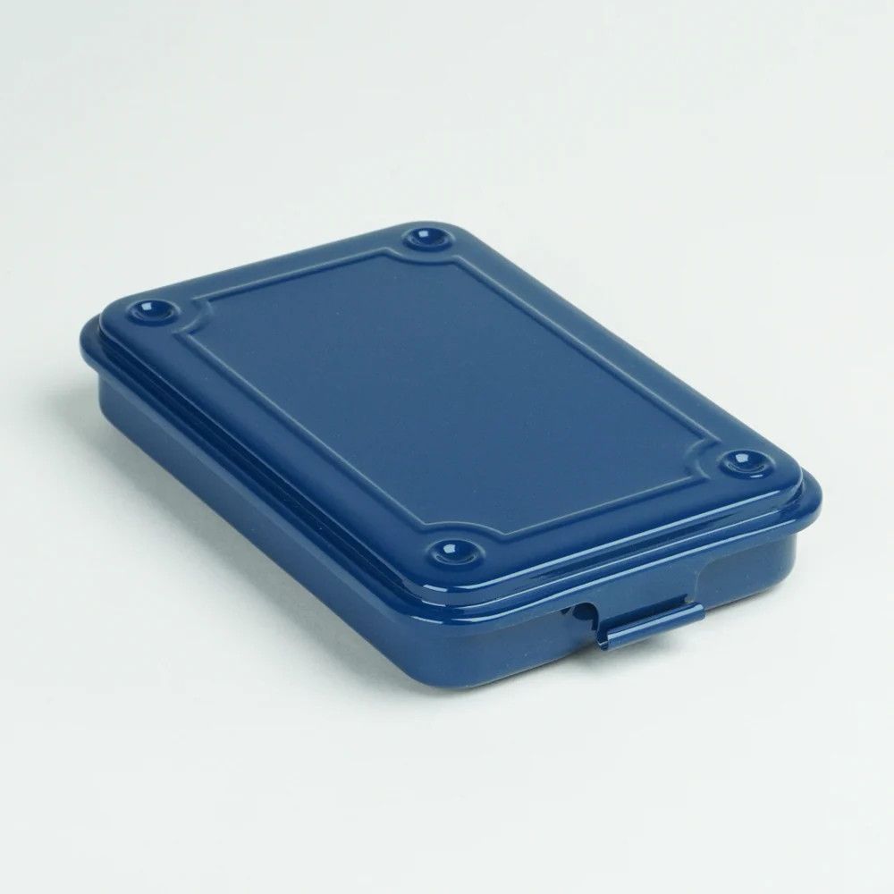 Toyo Steel Stackable Storage Box T-152, Color: Indigo