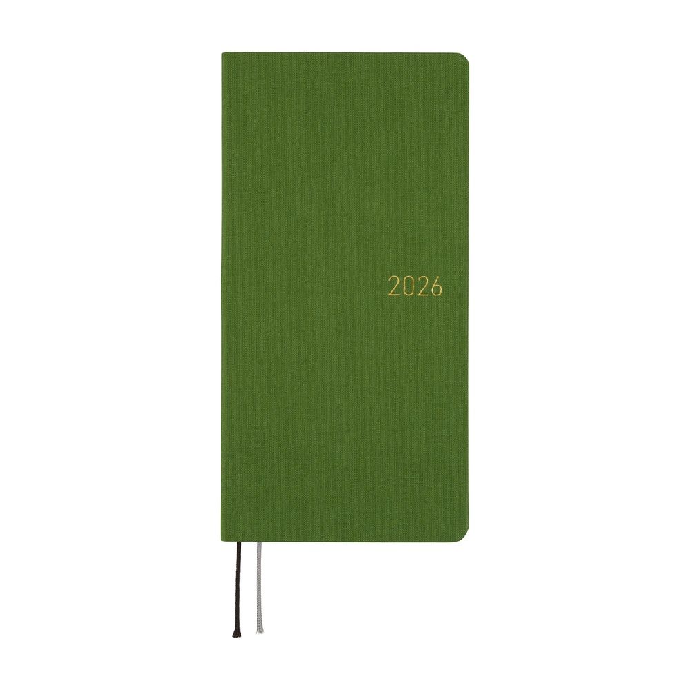 Hobonichi Weeks 2026 Colors: Antique Green [Japanese/April Start]