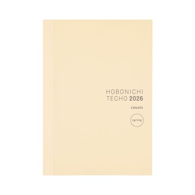 Hobonichi Techo 2026 A5 Cousin Book [Japanese/April Start/Monday Start]