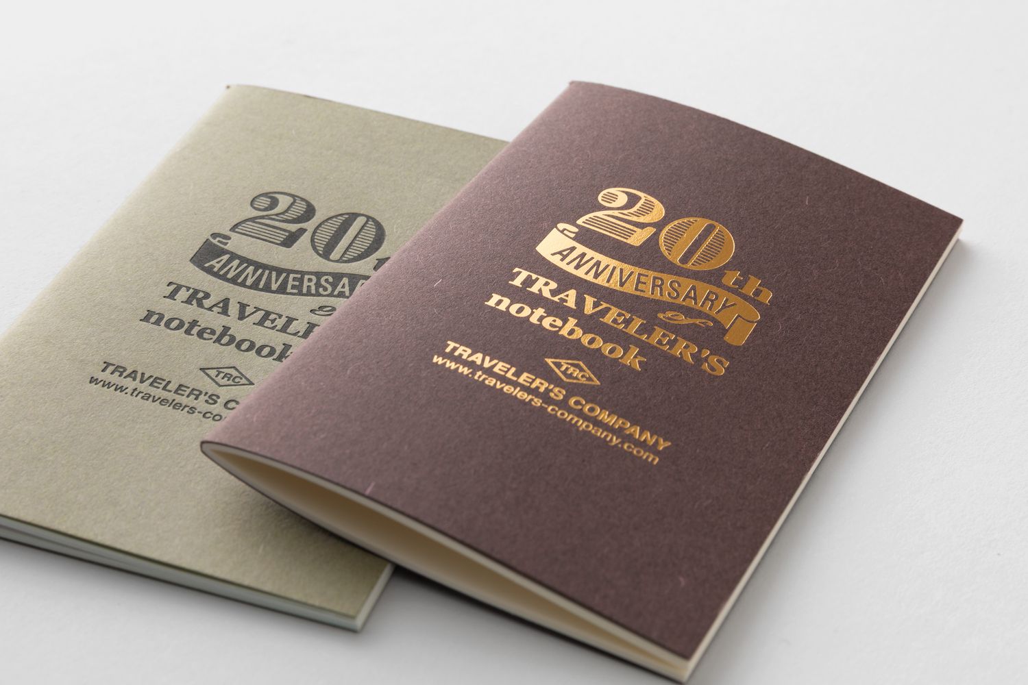 TRAVELER'S Notebook Card Size Set — Brown | 20th Anniversary