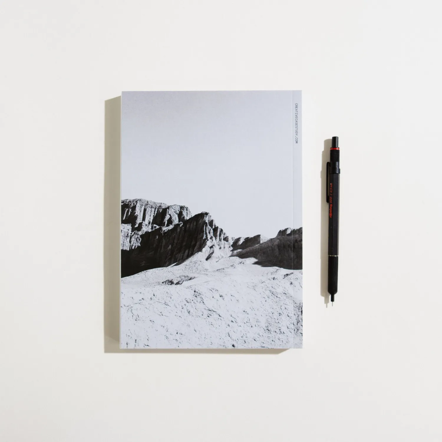 Dot Grid A5 Layflat Notebook - Desert