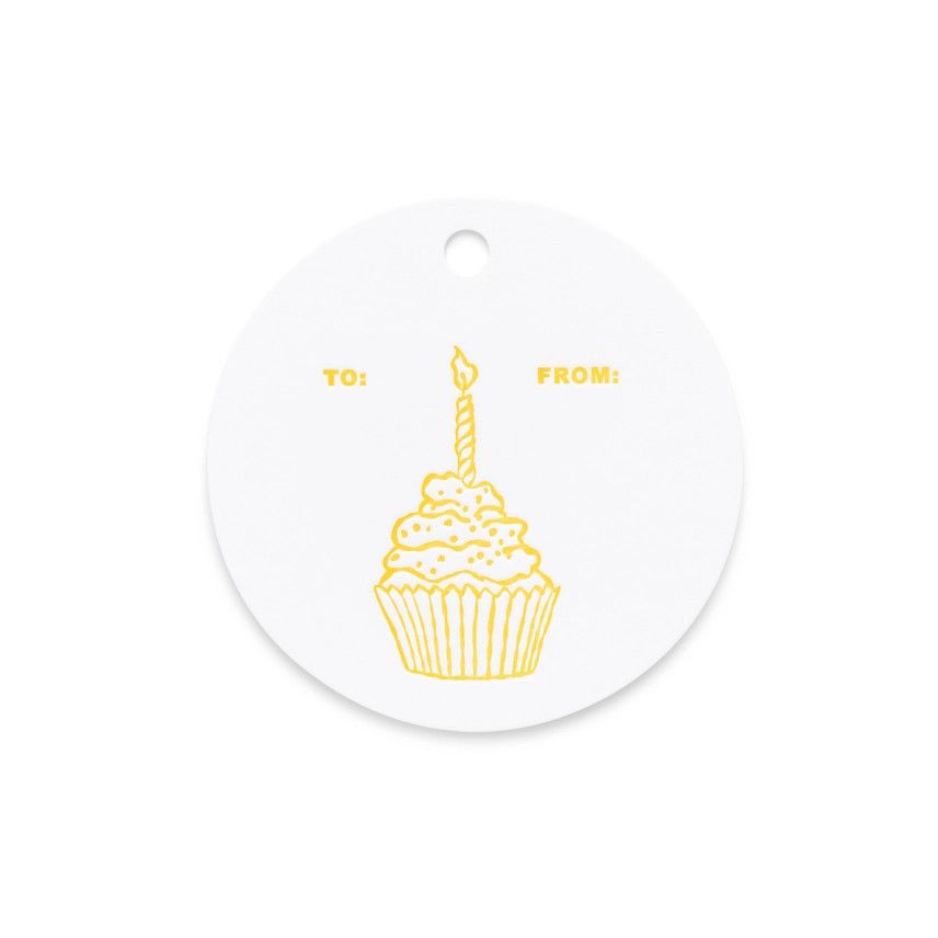Gift Tags - Cupcake (pack of 6)