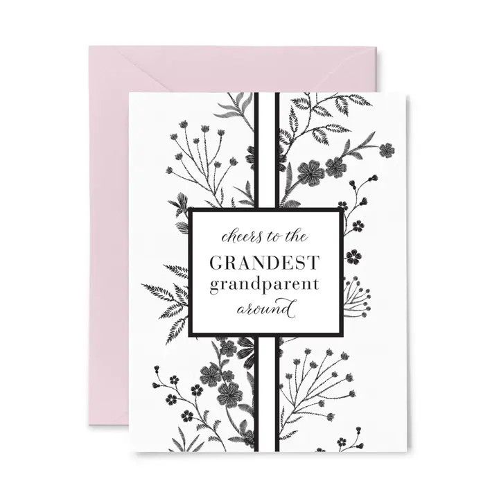 Grandest Grandparent Letterpress Card