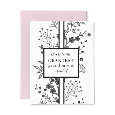 Grandest Grandparent Letterpress Card