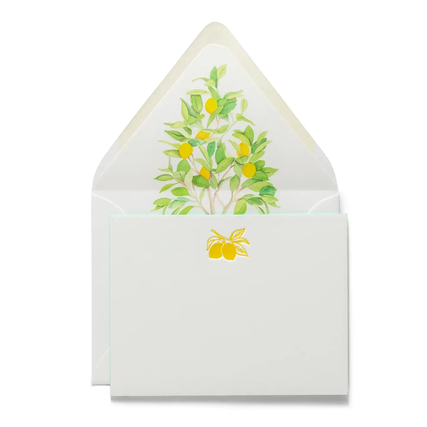 Lemon Fancy Pants Letterpress Notecards (pack of 6)