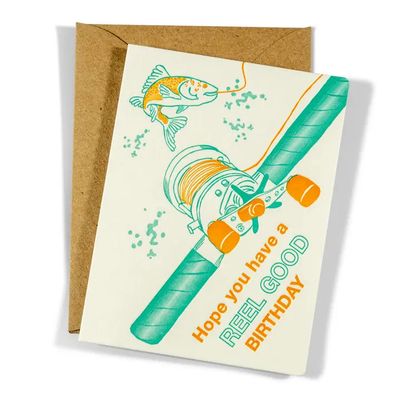 Reel Good Letterpress Card