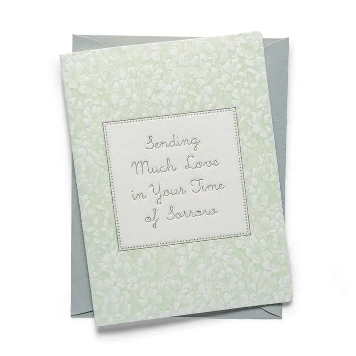 Sending Love Letterpress Card