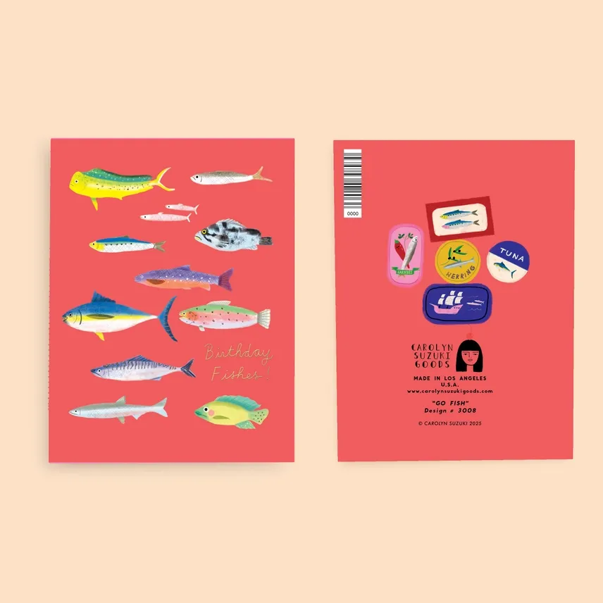 Go Fish Birthday Card