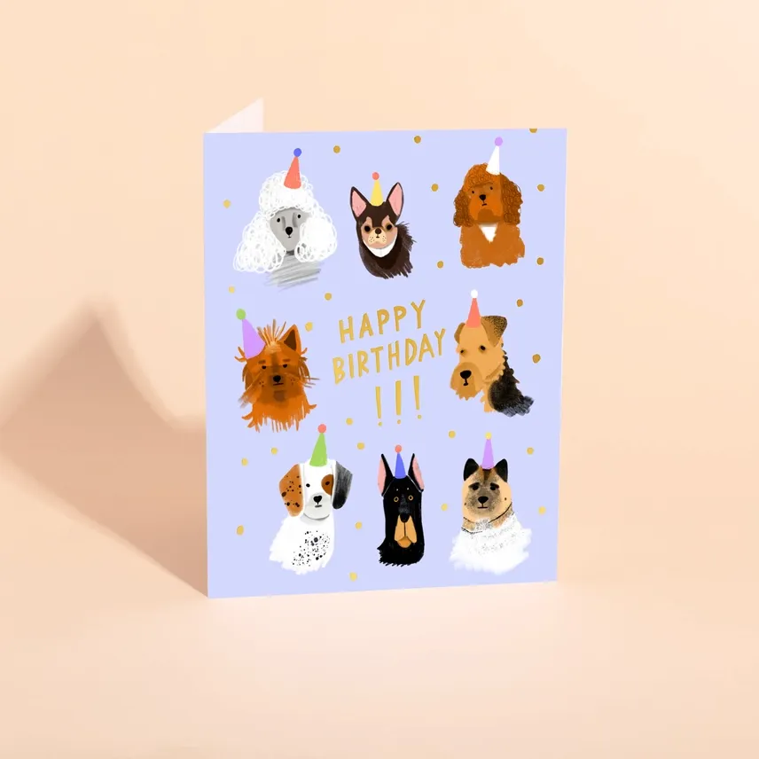 Canine Crew Birthday Card