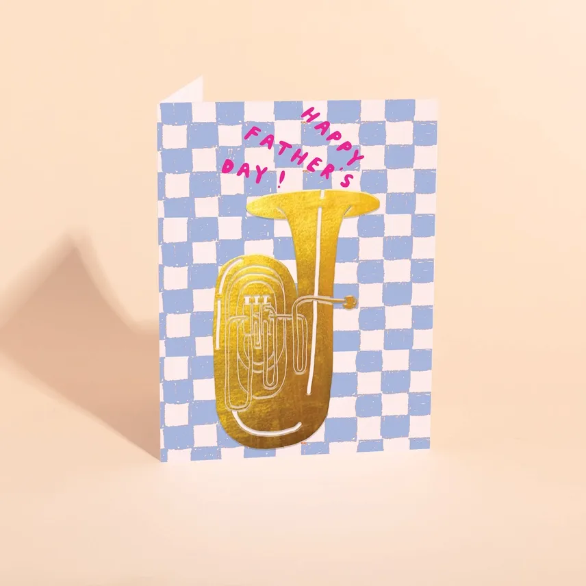Tuba For Dad Father's Day Card
