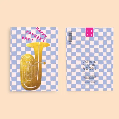 Tuba For Dad Father's Day Card