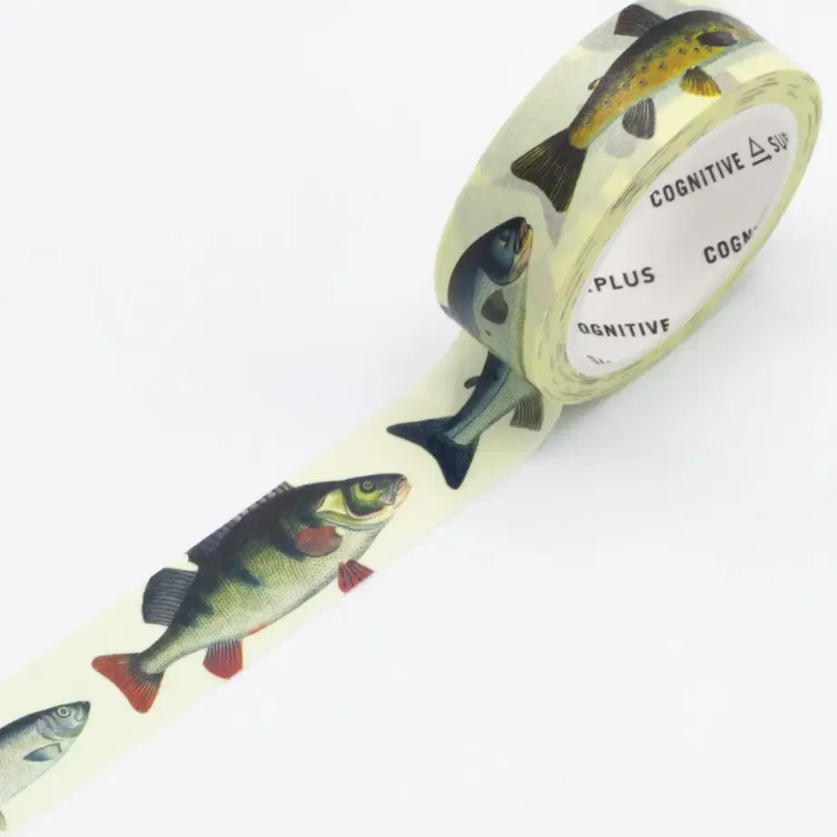 Freshwater Fish Washi Tape