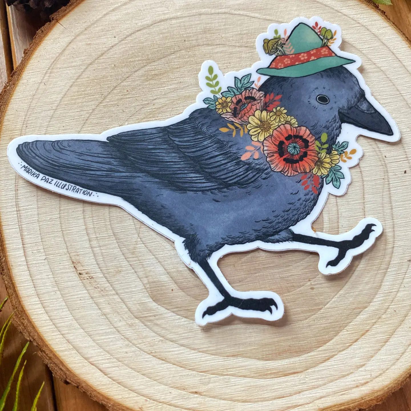 Corvid Sticker