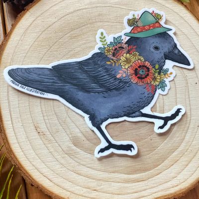 Corvid Sticker