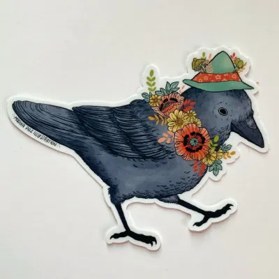 Corvid Sticker