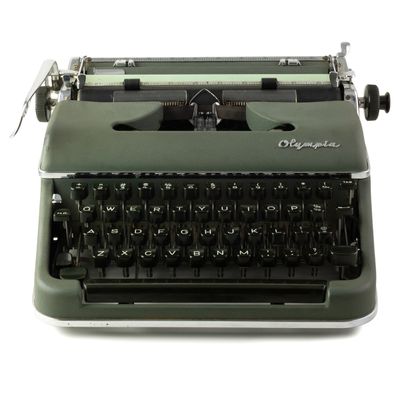 Olympia Typewriter SM-3 Army Green
