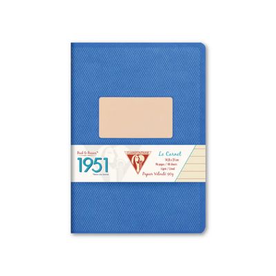 Clairefontaine 1951 Notebook A5 Staplebound Lined Blue