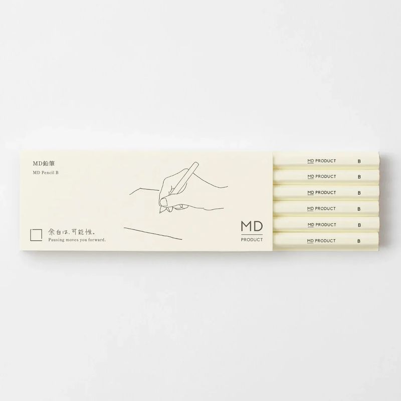 Midori MD 6 Piece Pencil Set (B lead)