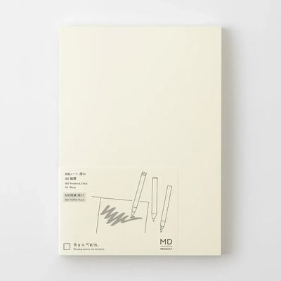Midori MD Notebook - Thick - Blank - A5