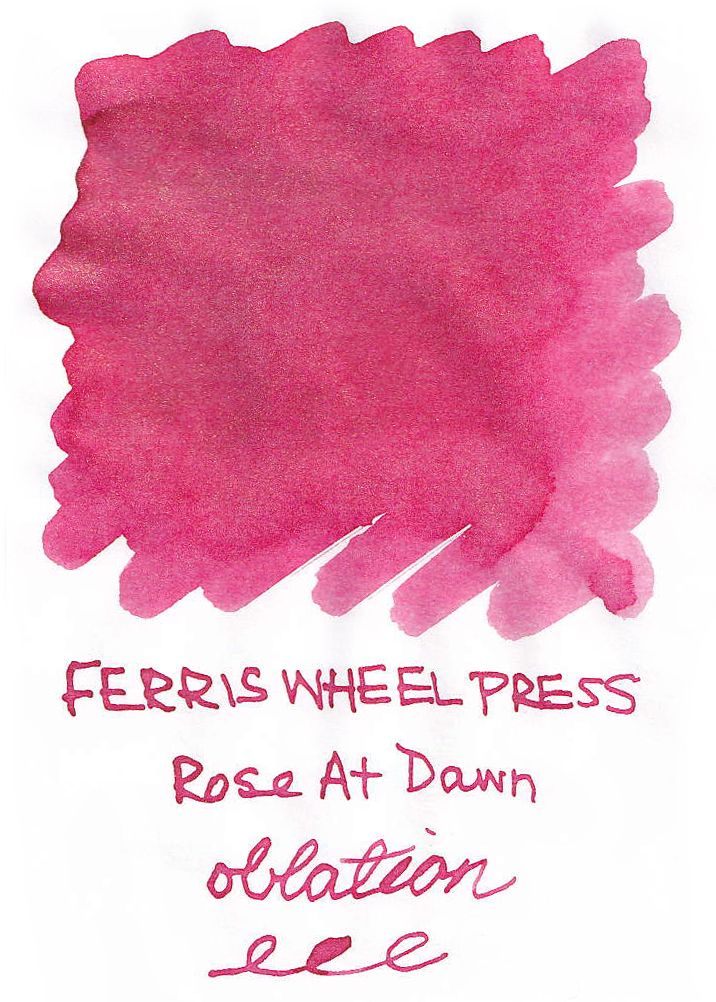 Ferris Wheel Press Rose at Dawn Bottled Ink (38ml)