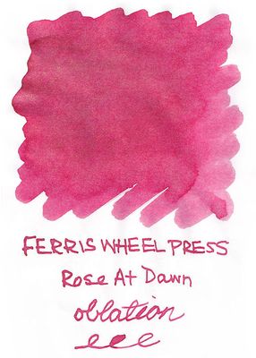 Ferris Wheel Press Rose at Dawn Bottled Ink (38ml)