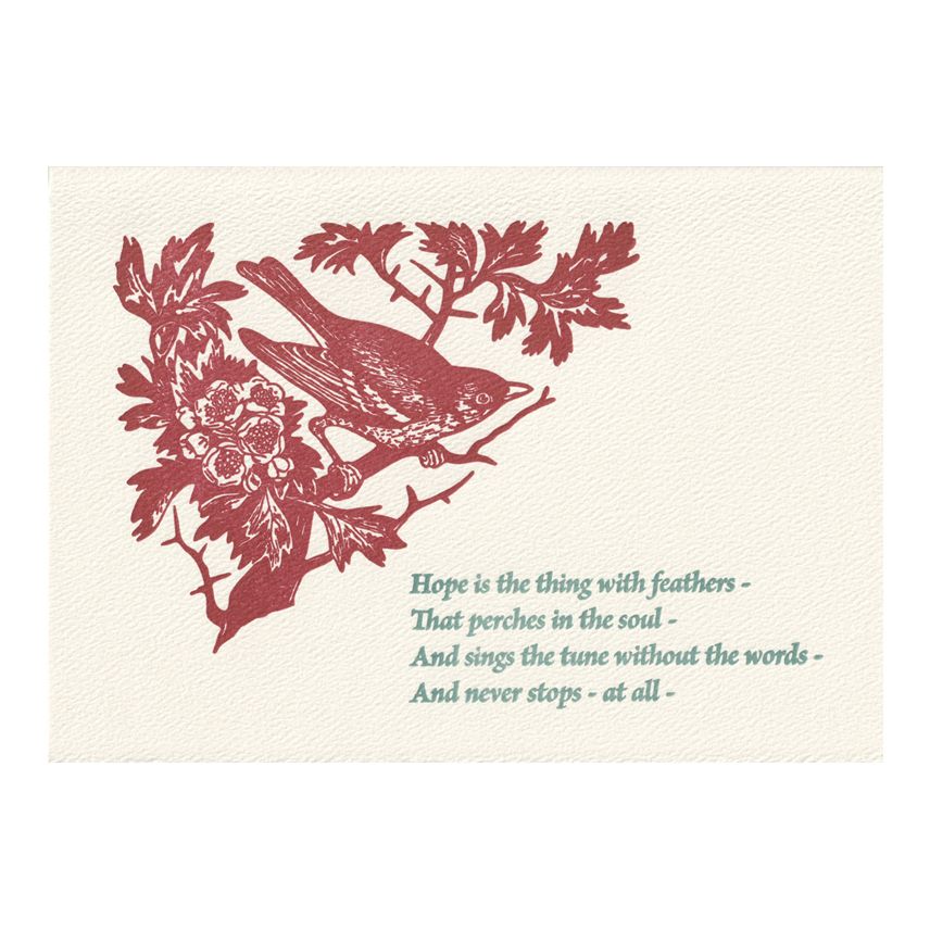 Hope Letterpress Card