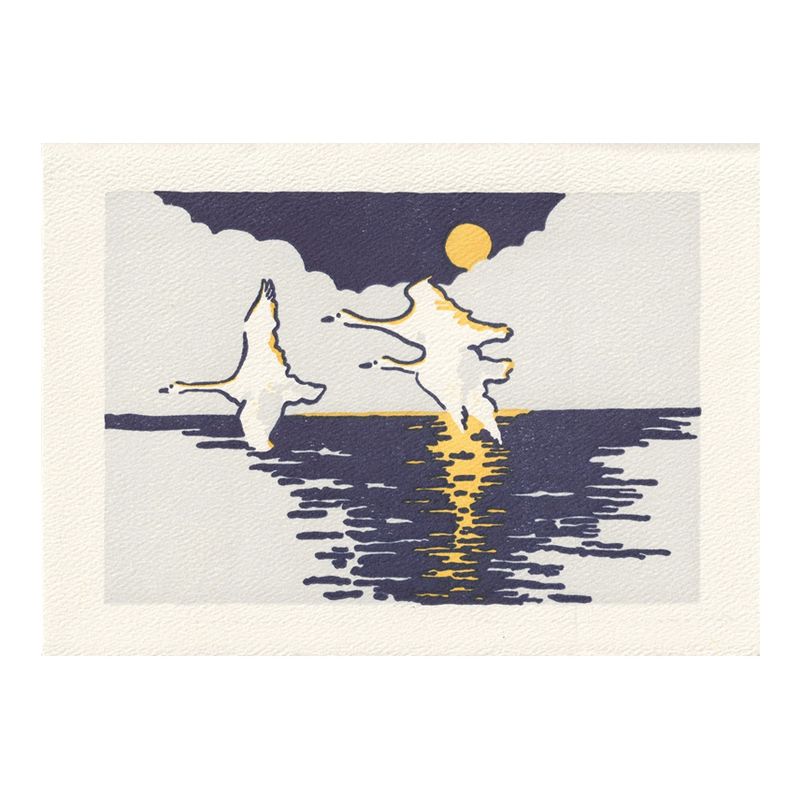 Trumpeter Trio Letterpress Card