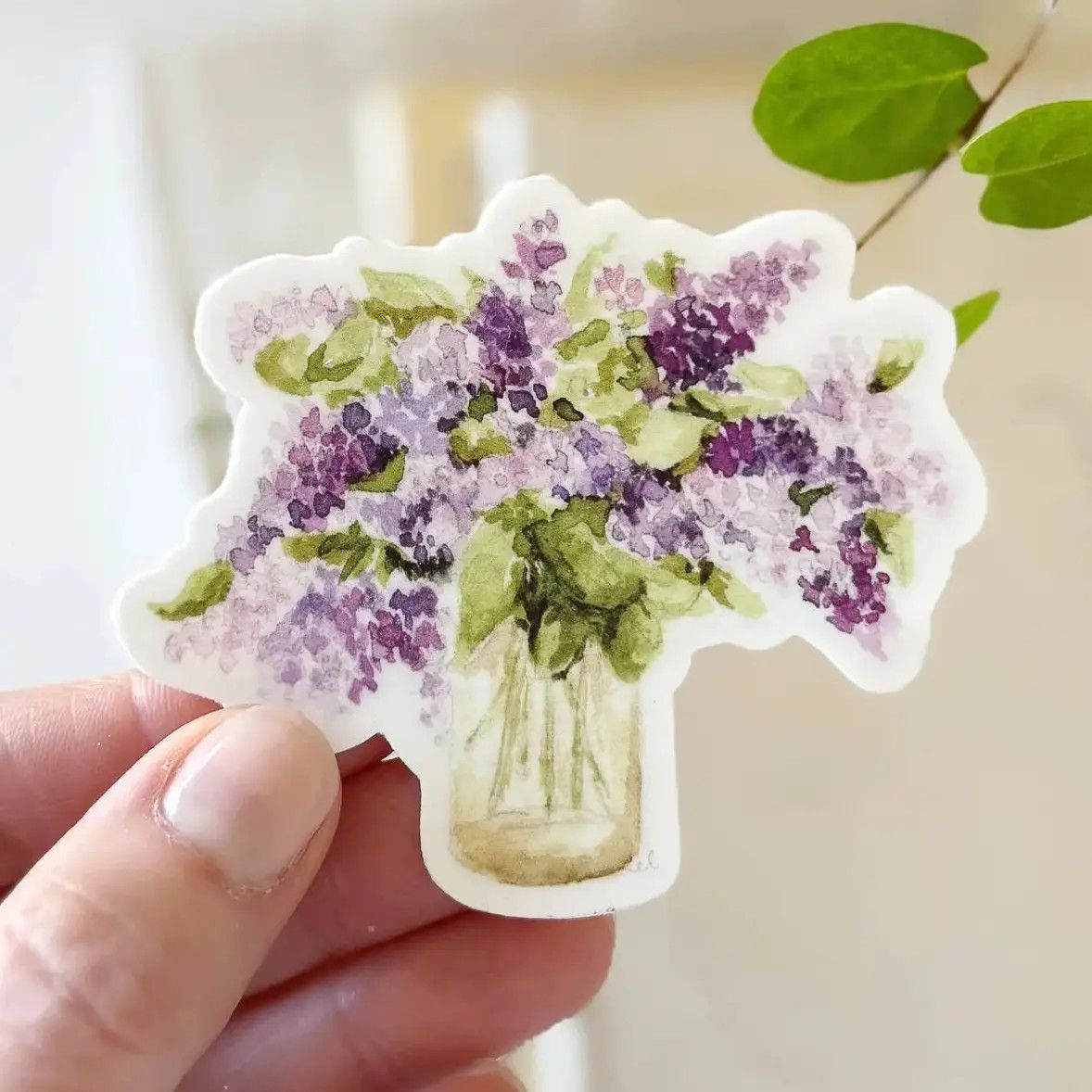 Lilac Bouquet Sticker