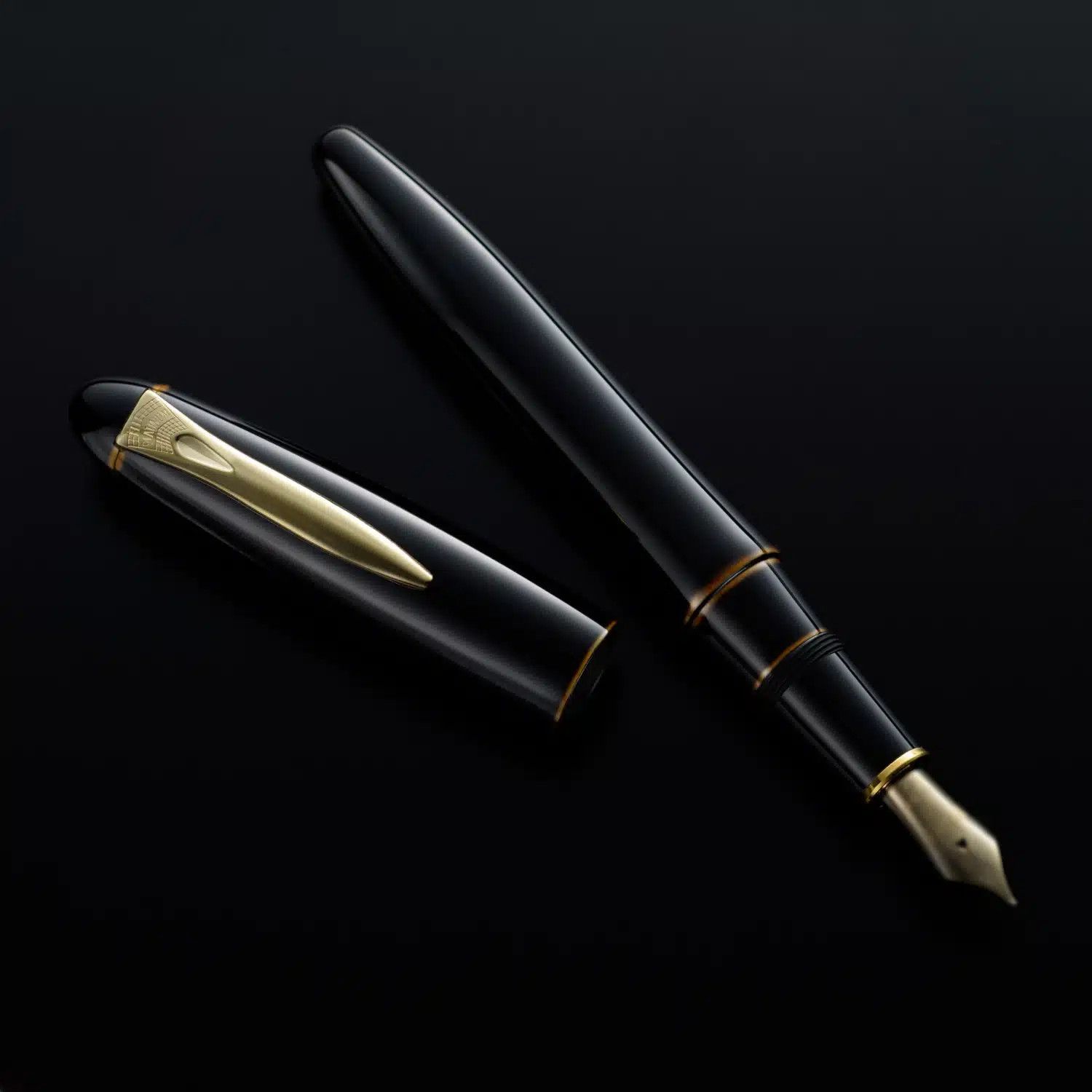 Platinum Izumo Tamenuri Biwatame (Tan) Fountain Pen