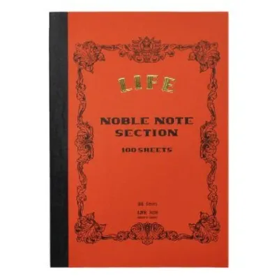 Life Noble Notebook B6 Blank - Orange
