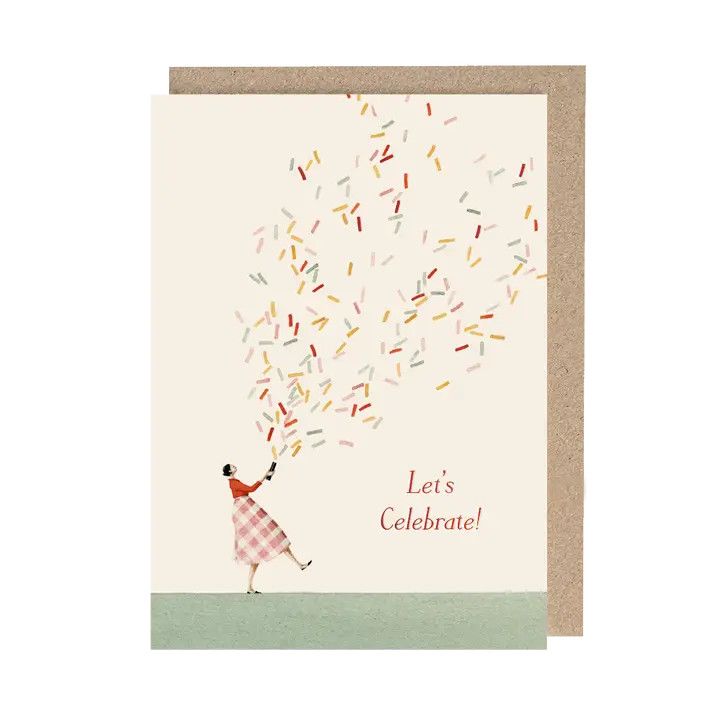 Glitter Bomb Girl (Let's Celebrate) Card
