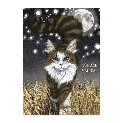 Magical Cat Card