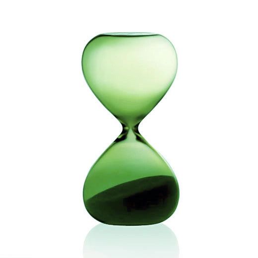 Hightide Amber Hourglass, Color: Green, Size: 5-minute