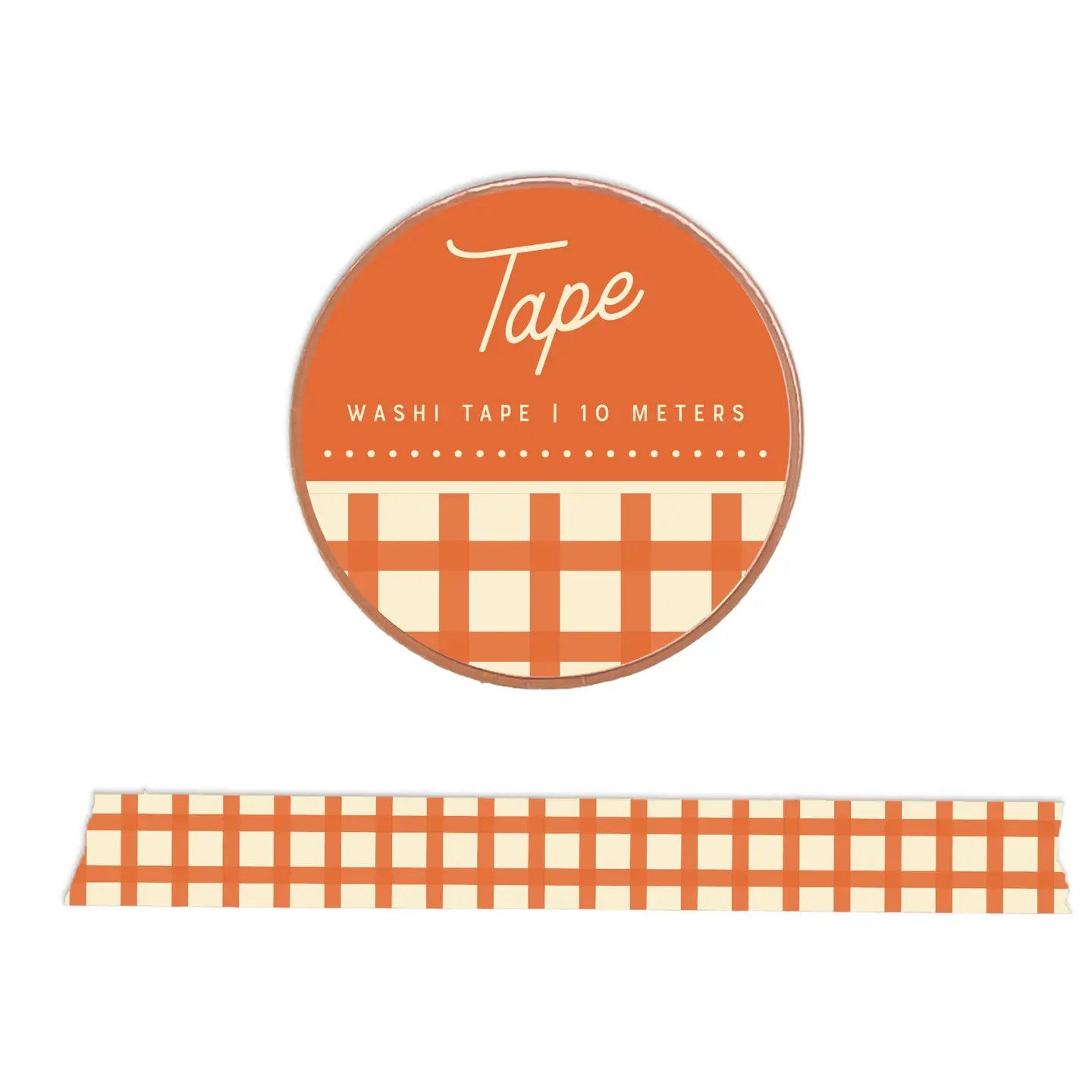Monarch Orange Washi Tape