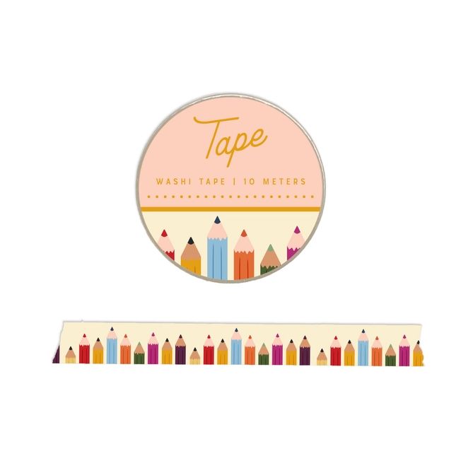 Pencil Pattern Washi Tape