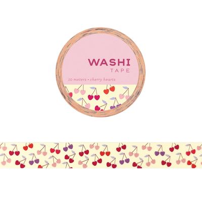 Cherry Hearts Washi Tape
