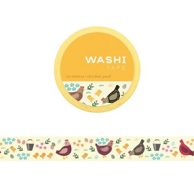Chicken Yard Washi Tape