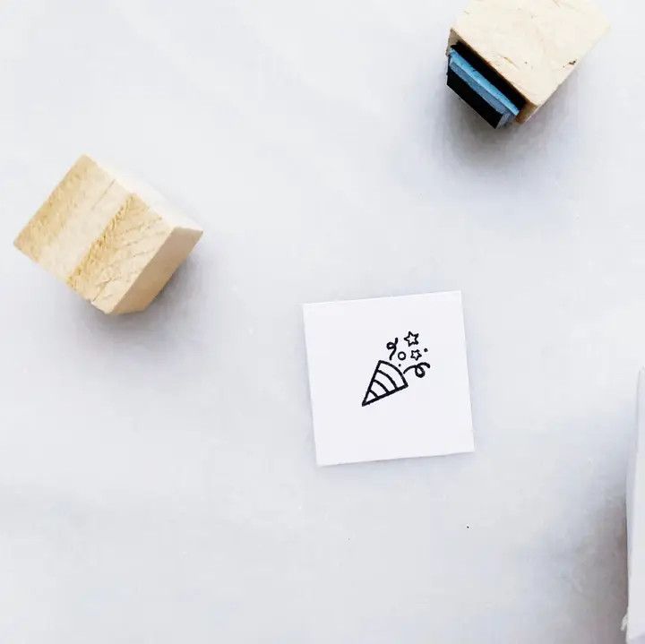 Party Rubber Stamp